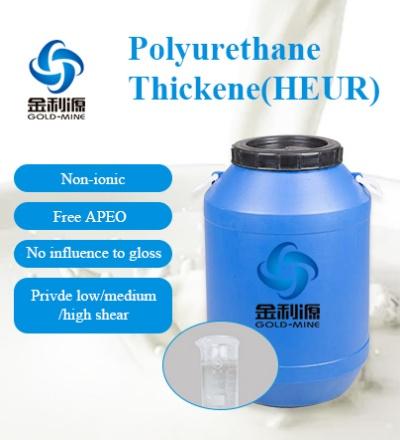 Medium shear polyurethane thickener