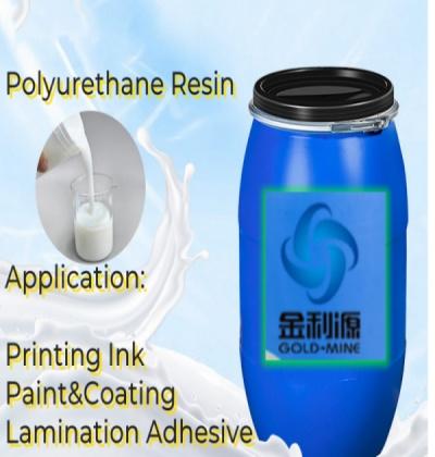 Waterborne polyurethane resin for printing ink